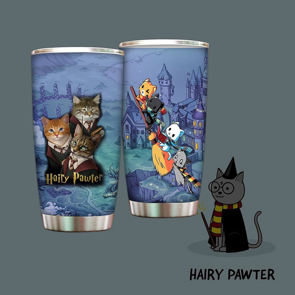 Harry Potter x Cats Tumbler 20 Oz  