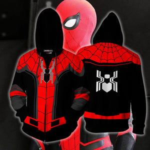 Spider-Man: Far From Home Cosplay Zip Up Hoodie Jacket XS  
