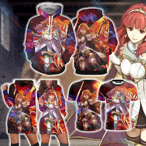 Fire Emblem Celica 3D Hoodie Dress   