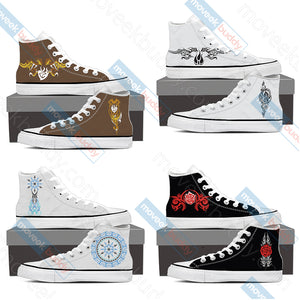 RWBY Weiss Schnee Symbol High Top Shoes   