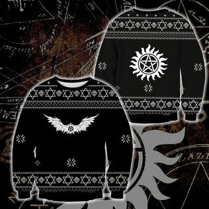 Supernatural (tv series) - Ugly Christmas 3D Sweater   