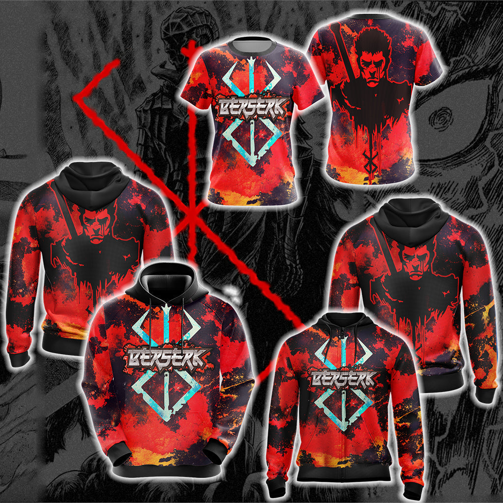 Berserk New Unisex 3D T-shirt   