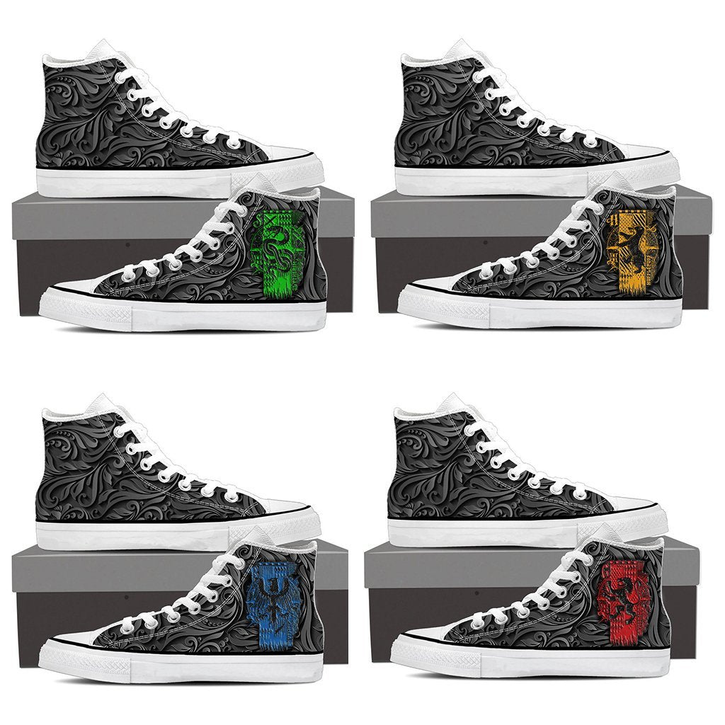 Hufflepuff Harry Potter High Top Shoes   