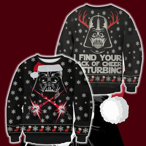 Star War Santa Clause Unisex 3D Sweater S  