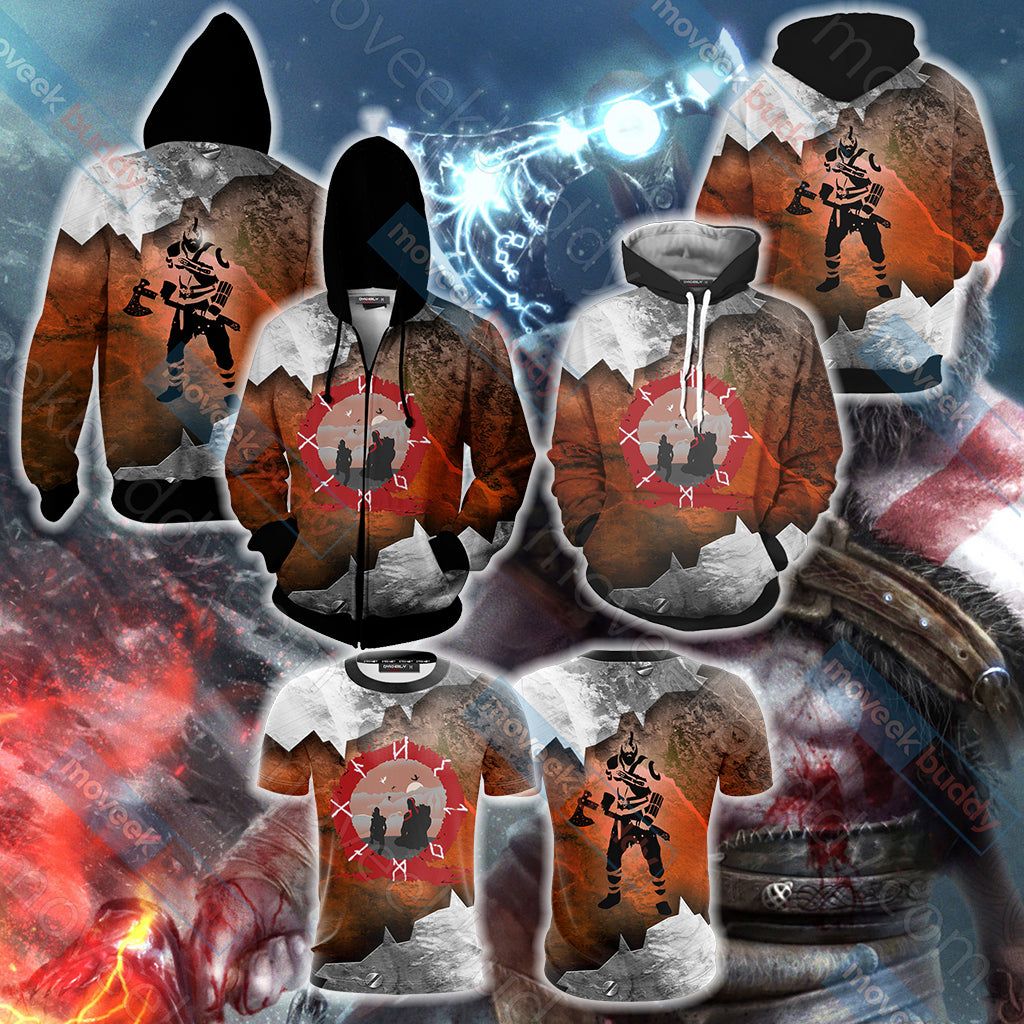 God Of War - Kratos New Style Unisex 3D T-shirt   