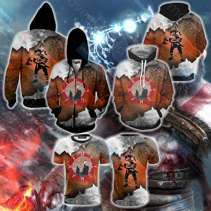 God Of War - Kratos New Style Unisex 3D T-shirt   