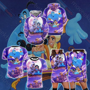 Aladdin Unisex 3D T-shirt   