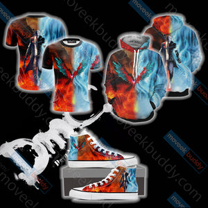 Devil May Cry 1 High Top Shoes   
