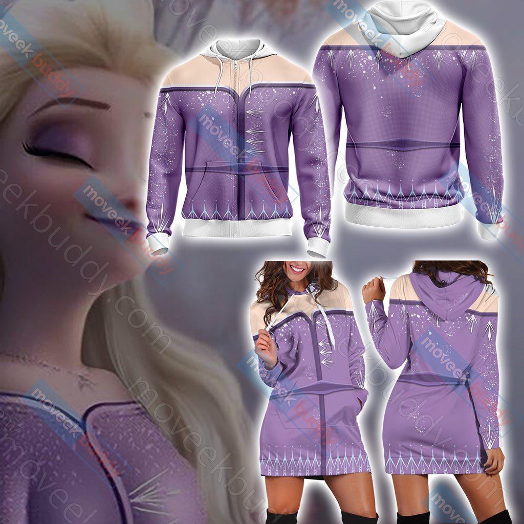 Frozen 2 - Elsa 3D Hoodie Dress   