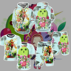 Digimon Palmon Evolution Line Unisex 3D T-shirt   