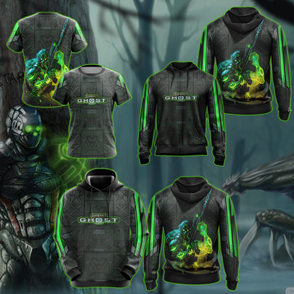 StarCraft - Ghost Unisex 3D T-shirt   