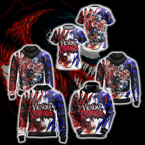 Venom and Carnage Unisex 3D T-shirt   