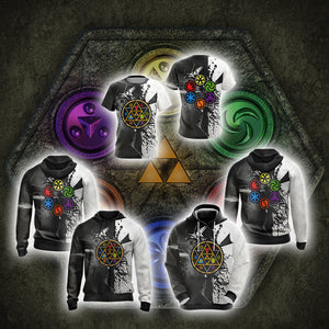 The Legend of Zelda - Sage Medallions Unisex 3D T-shirt   