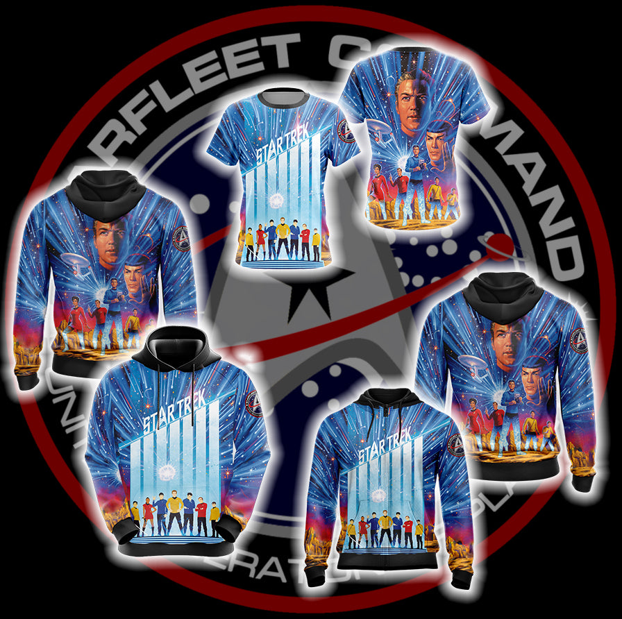 Star Trek - USS Enterprise Unisex 3D T-shirt   