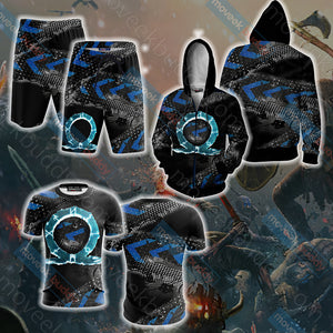 God Of War Unisex 3D T-shirt   