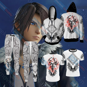 Squall Leonhart Final Fantasy Unisex 3D T-shirt   