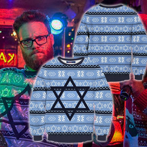 The Night Before (2015) Isaac Cosplay Ugly Christmas 3D Sweater S  