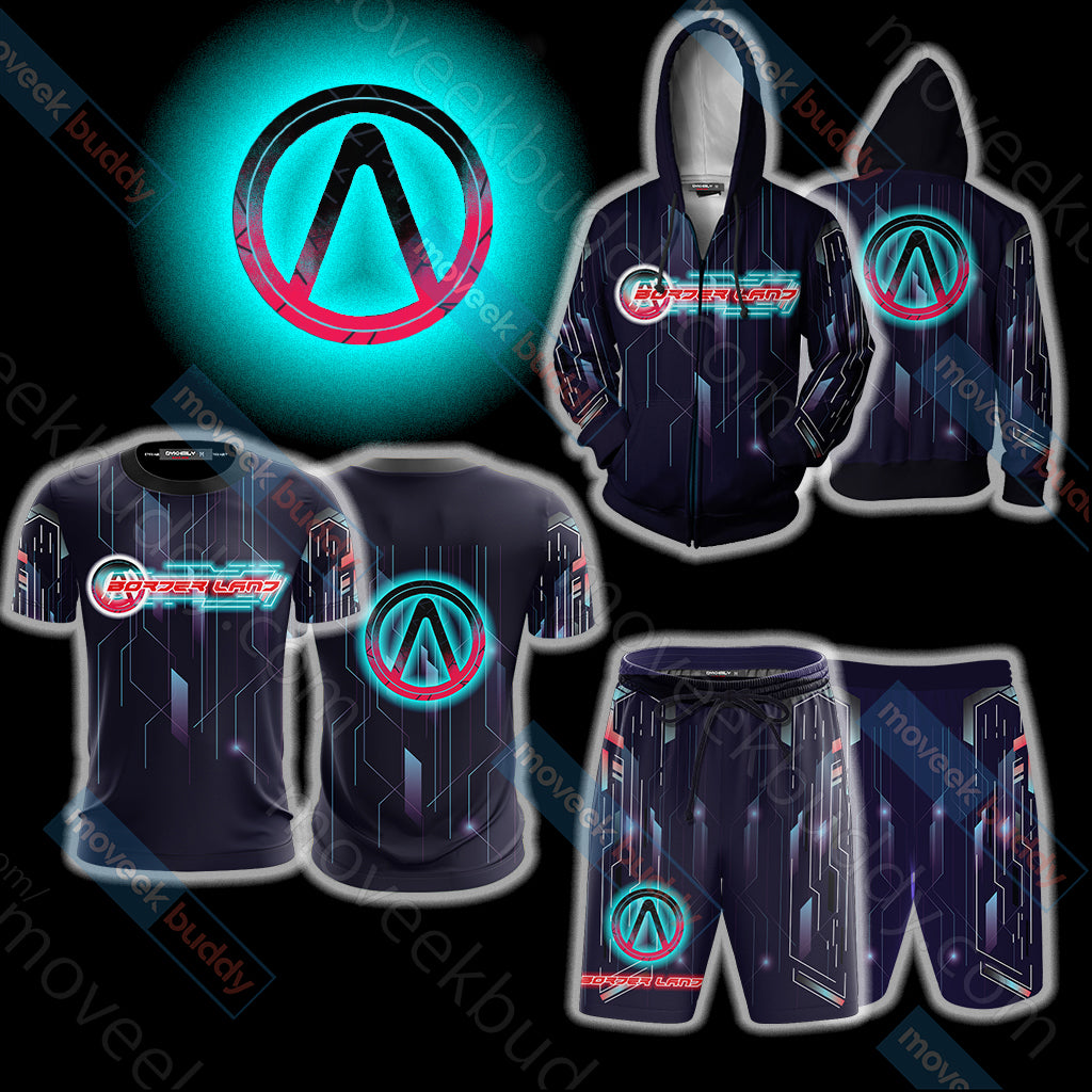 Borderlands Vault Icon 3D Beach Shorts   