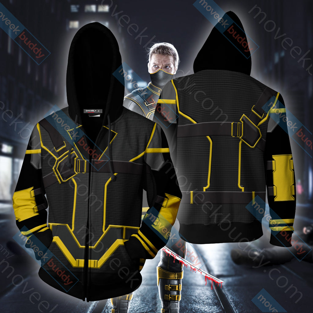 Hawkeye - Ronin Cosplay Zip Up Hoodie Jacket XS  