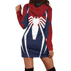 Spider-Man Cosplay PS4 New Look 3D Hoodie Dress   