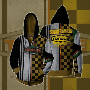 Borderlands Torgue Explosiveness 3D Hoodie Zip Hoodie XS 