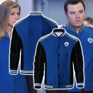 The Orville Ed Mercer Captain Cosplay Baseball Jacket US/EU XXS (ASIAN S)  