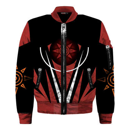 Digimon The Crest Of Courage New Look Unisex Bomber Jacket   