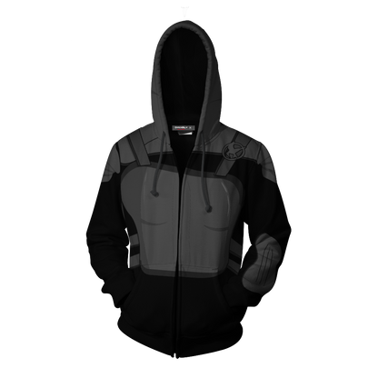 The Hunger Games: Mockingjay Katniss Everdeen (Black) Cosplay Zip Up Hoodie Jacket   