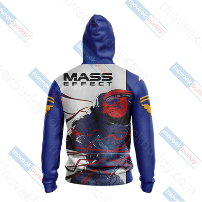Mass Effect - Garrus Vakarian Unisex 3D T-shirt   