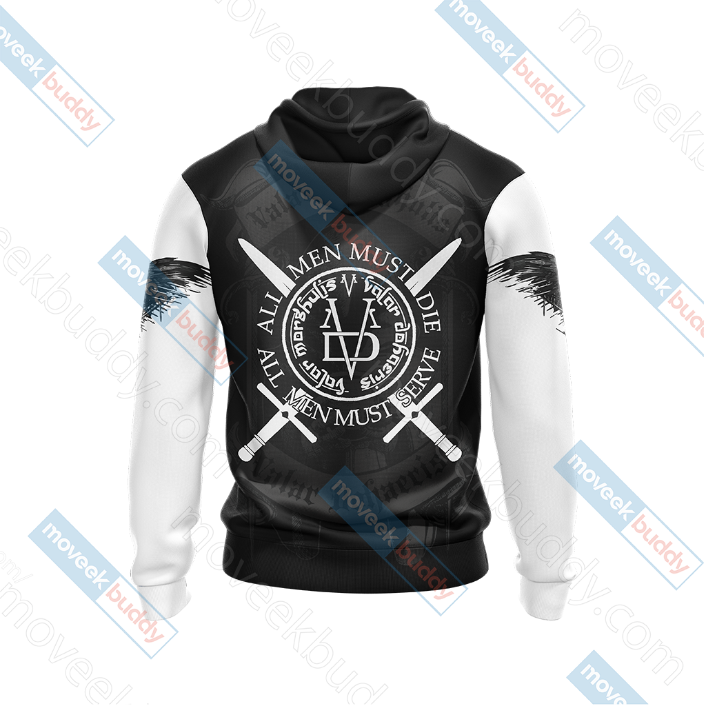 Game Of Thrones - Valar Morghulis Unisex 3D T-shirt   
