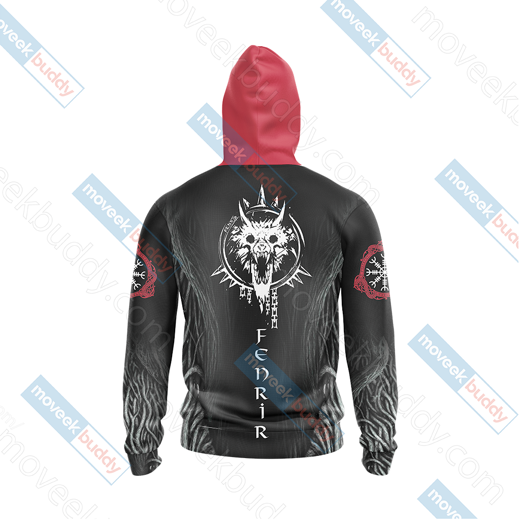 Vikings - Fenrir Unisex 3D T-shirt   