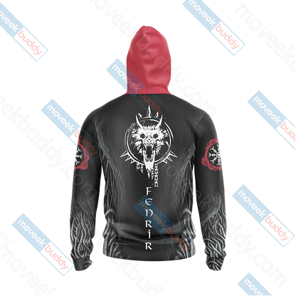 Vikings - Fenrir Unisex 3D T-shirt   