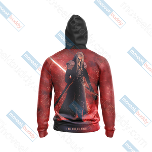 Final Fantasty - Crimson Sephiroth Unisex 3D T-shirt   