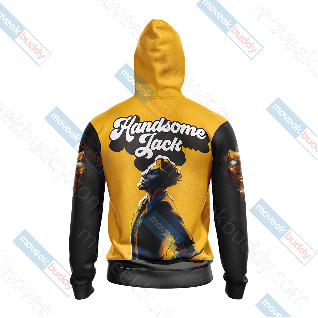 Borderlands - Handsome Jack  New Unisex 3D T-shirt   