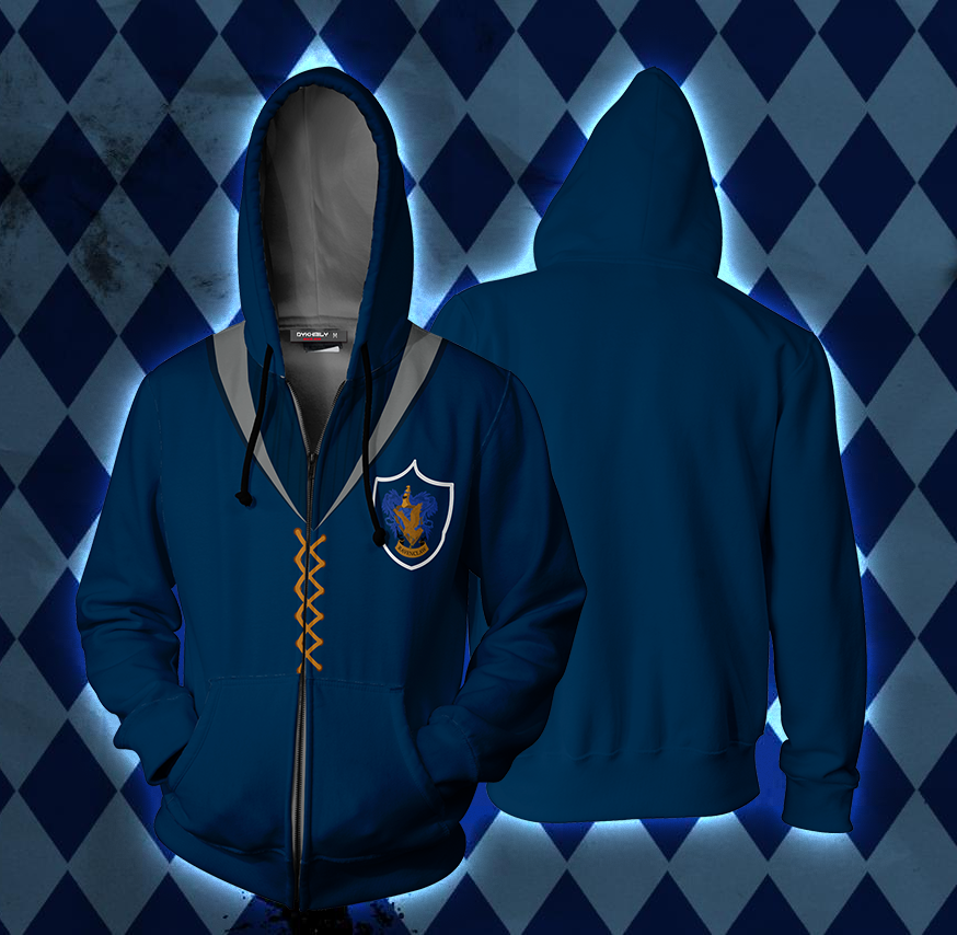 The Ravenclaw Quidditch Team Harry Potter Zip Up Hoodie MoveekBuddyShop