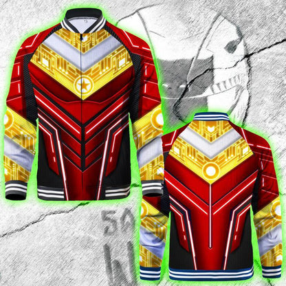 Power Ranger ZEO Cosplay Baseball Jacket S Red Ranger 