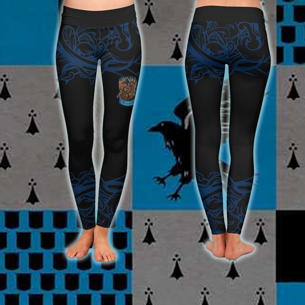 Wise Like A Ravenclaw Harry Potter 3D Leggings S  