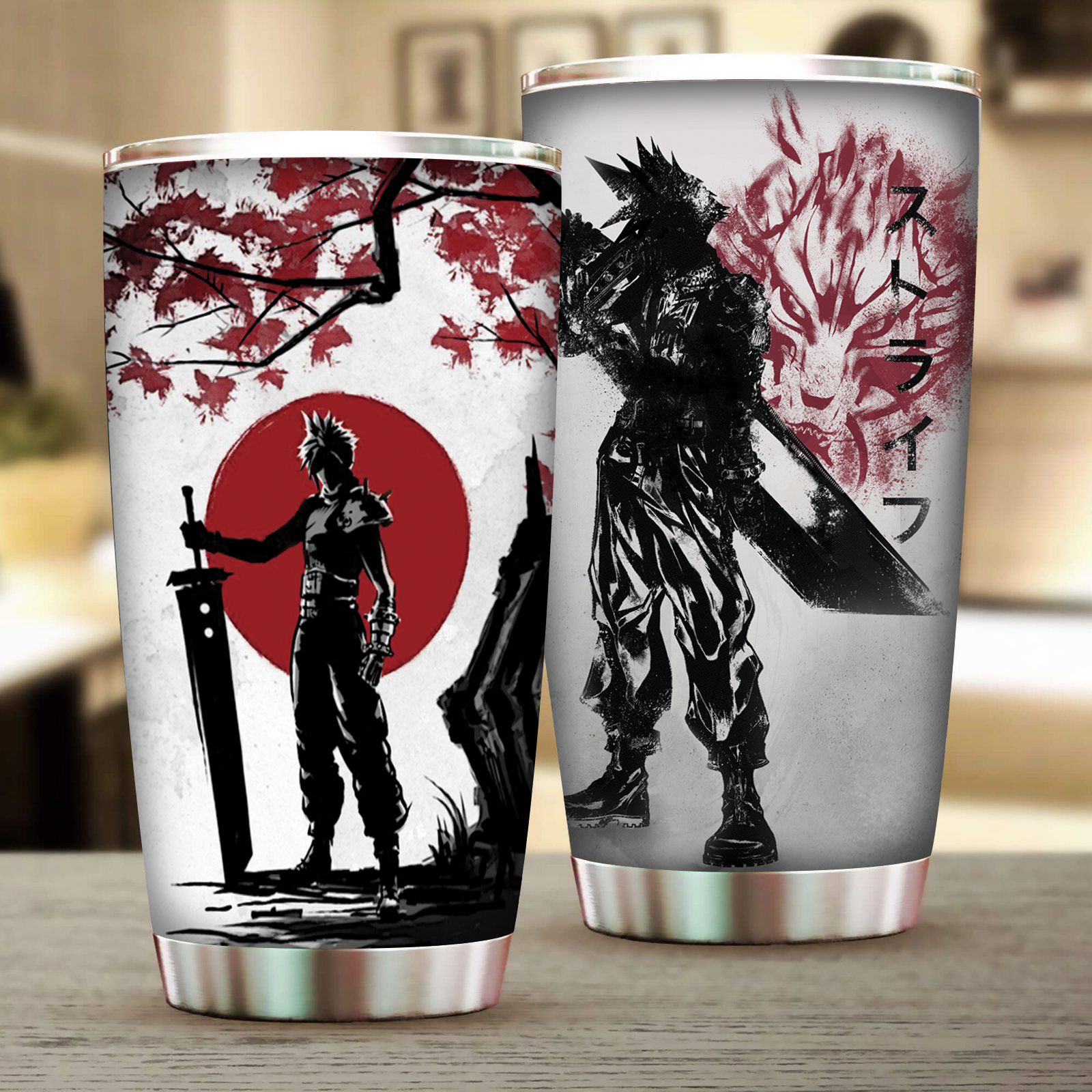 Final Fantasy 7 Cloud Strife Tumbler 20oz  