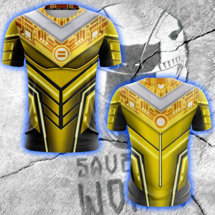 Power Ranger ZEO Cosplay Unisex 3D T-shirt S Gold Ranger 
