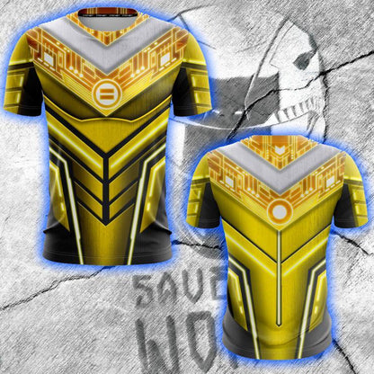 Power Ranger ZEO Cosplay Unisex 3D T-shirt S Gold Ranger 