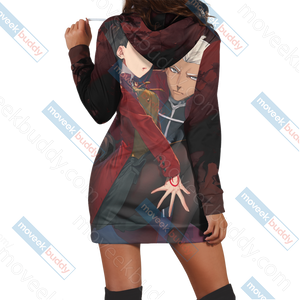 Fate/ Stay Night - Blade And Fate Rin 3D Hoodie Dress   