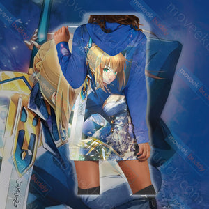 Fate/ Stay Night - Saber 3D Hoodie Dress   