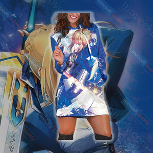 Fate/ Stay Night - Saber 3D Hoodie Dress   