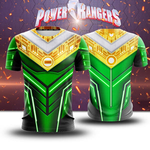 Power Ranger ZEO Cosplay Unisex 3D T-shirt US/EU S (ASIAN L) Green Ranger 