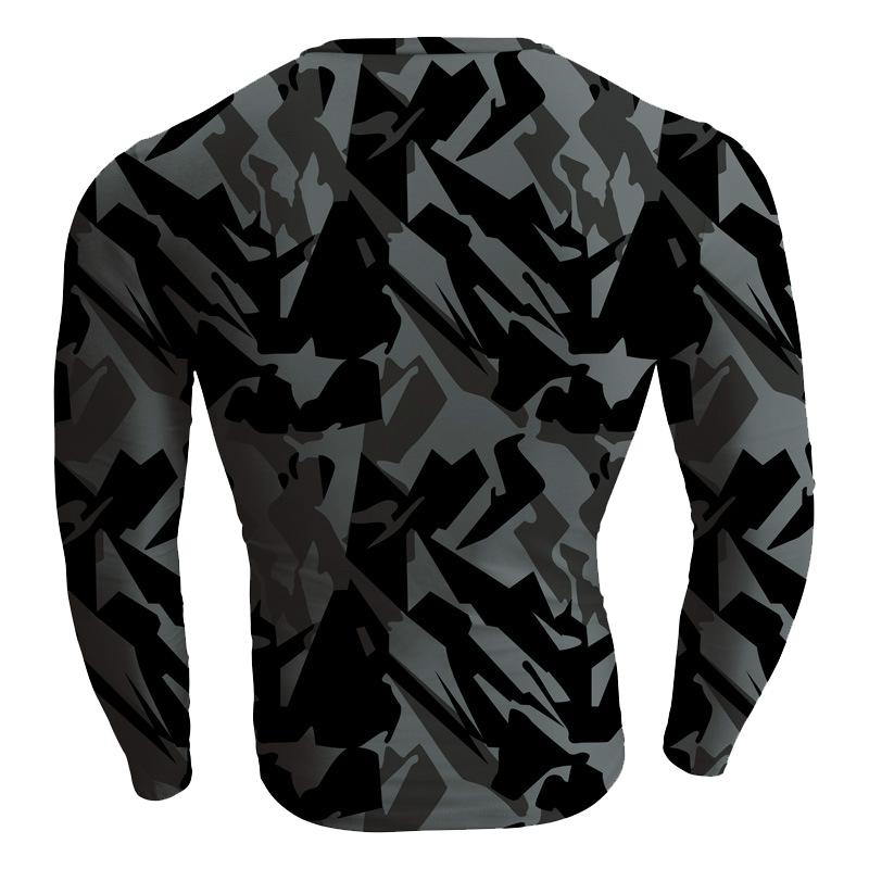 Batman Emblem Long Sleeve Compression T-shirt   