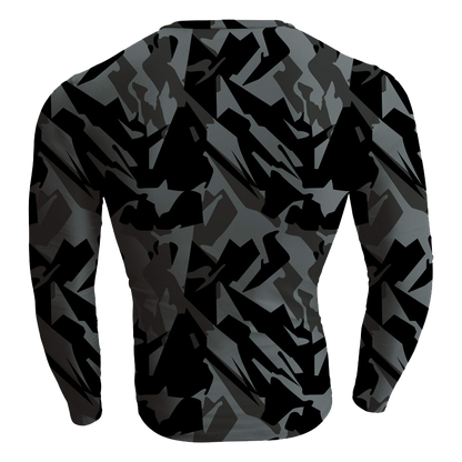 Batman Emblem Long Sleeve Compression T-shirt   