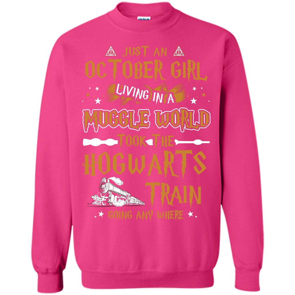 Harry Potter T-shirt Just An October Girl Living In A Muggle World   