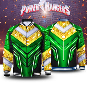 Power Ranger ZEO Cosplay Baseball Jacket S Green Ranger 