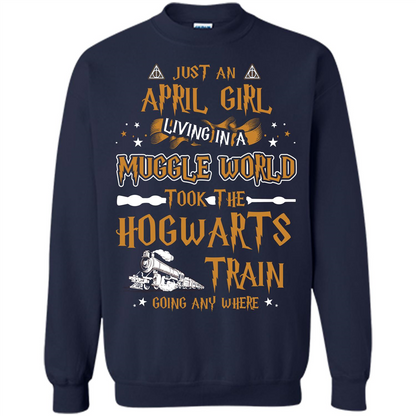 Harry Potter T-shirt Just An April Girl Living In A Muggle World   