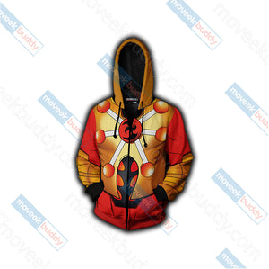 Firestorm Comics Cosplay Zip Up Hoodie Jacket   